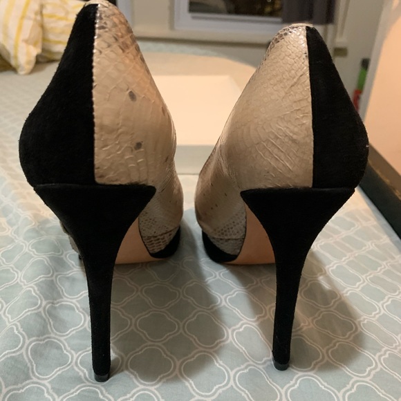 ALEXANDRE BIRMAN SNAKESKIN SUEDE PUMPS 8.5 - Picture 6 of 8